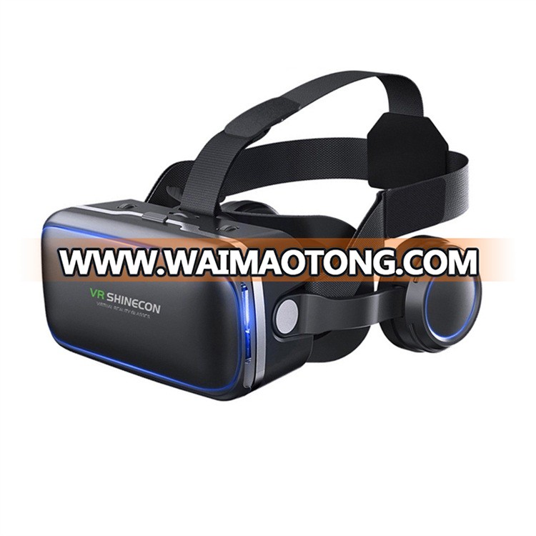 2018 Hot New Products 3D VR Glasses Virtual Reality 3D VR BOX With Headphone For Sale